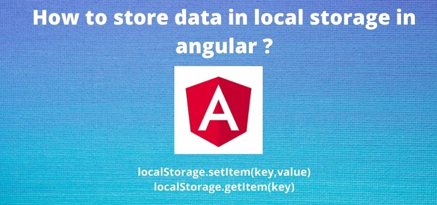 localStorage.setItem(key,value)