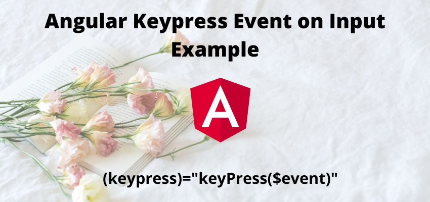 Angular Keypress Event on Input Example
